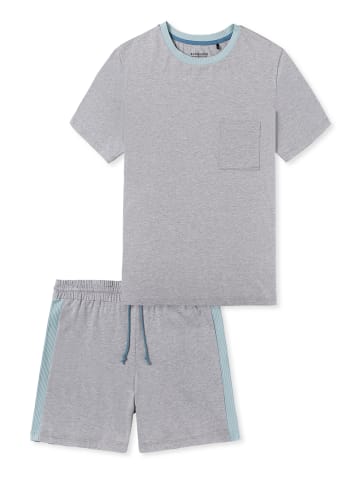 Schiesser Schlafanzug Casual Nightwear in Dunkelgrau