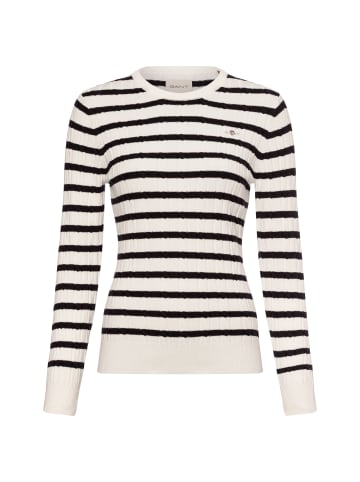 Gant Pullover in ecru schwarz - 0001