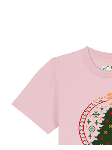 wat? Apparel T-Shirt Weihnachtszeit in Rosa