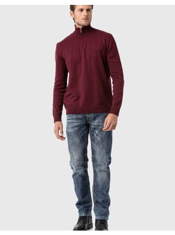 Cipo & Baxx Pullover in BURGUNDY