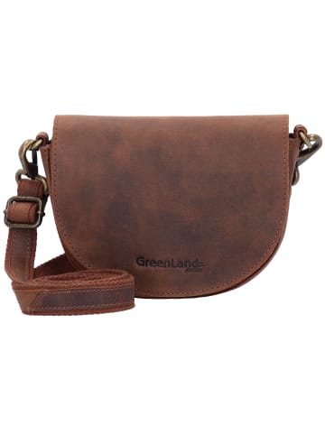 Greenland Nature Montenegro Umhängetasche Leder 12 cm in braun