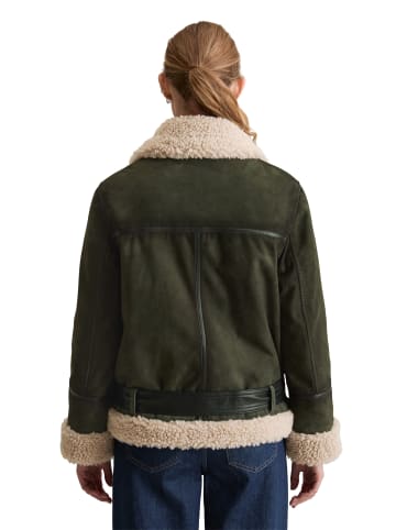 Marc O'Polo DENIM Velourslederjacke regular in Pineneedle