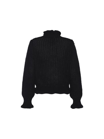 faina Damen Strickpullover in SCHWARZ