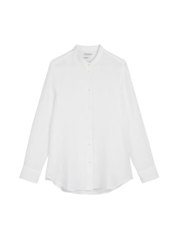 Marc O'Polo A-Shape-Leinenbluse regular in Weiß