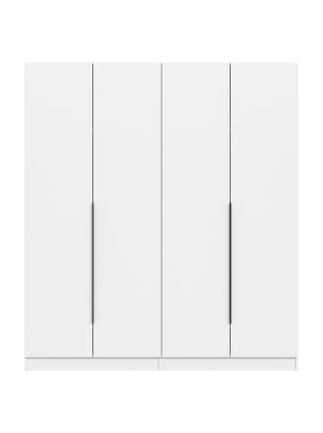 ebuy24 Kleiderschrank Kopenhagen Weiß 160 x 52 cm