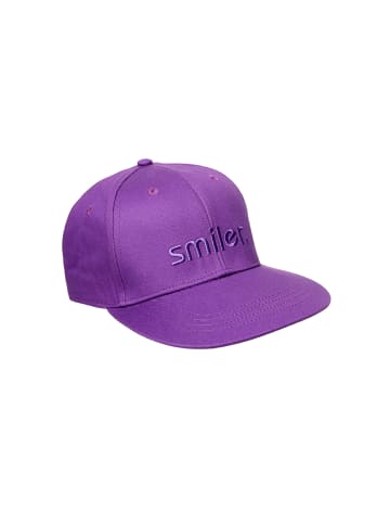 smiler. Snapback Cap shine. in lila