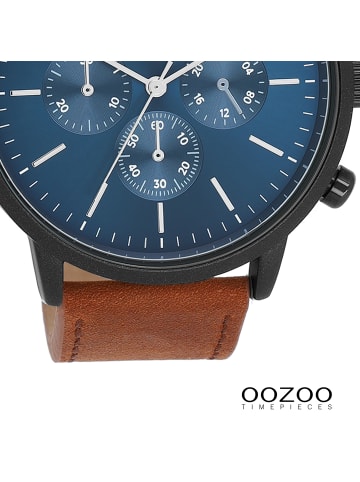 Oozoo Armbanduhr Oozoo Timepieces braun extra groß (ca. 50mm)