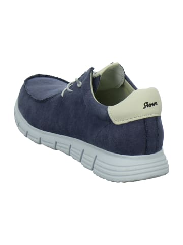 Sioux Mokassin Schnürschuhe in Blau