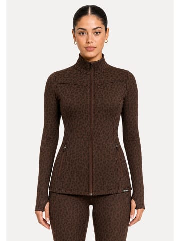 SMILODOX LEO Jacke Velvara in Braun Leo