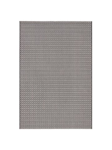 NORTHRUGS In- & Outdoorteppich coin schwarz/creme