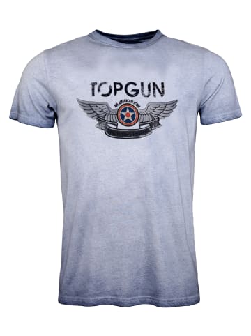 TOP GUN T-Shirt Construction TG20191039 in navy