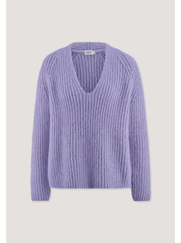 Hessnatur Hessnatur Strick Pullover Relaxed aus Alpaka mit Bio-Baumwolle in flieder