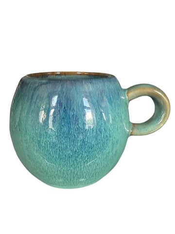 Bloomingville Becher PAULA Grün Blau mit Henkel