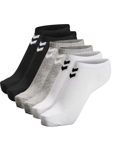 Hummel Ancle Socken Hmlchevron Erwachsene in BLACK/WHITE/GREY