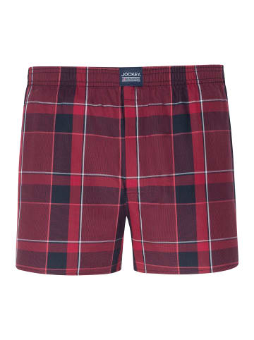 Jockey Boxershort Just Squared Woven in Rot