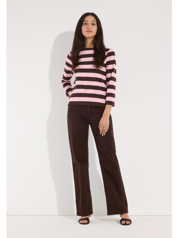 More & More moderne 5-Pocket Hose, Wide Leg in brown