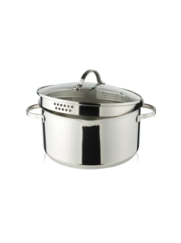 Funktion Kochtopf in Glänzender Stahl