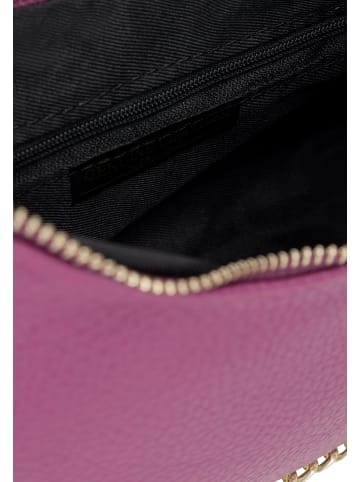 faina Damen Schultertasche Aus Leder in Sonnenaufgang rosa