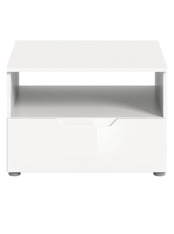 ebuy24 Couchtisch Solero (2-teilig) Weiß 66 x 66 cm