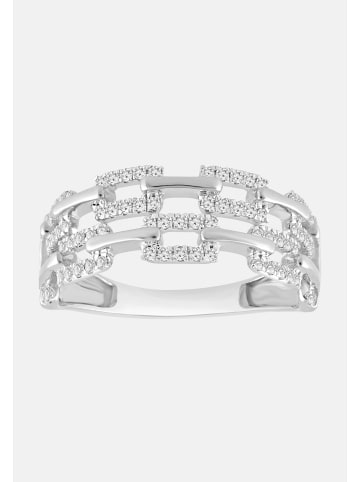 Diamant Exquis Ring aus 375 Weißgold mit Diamant