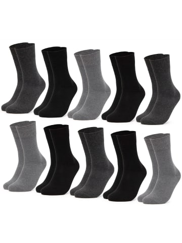 Occulto 10er Pack Diabetikersocken Goetz in GrauMix