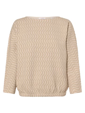 OPUS Sweatshirt Gellig in beige ecru