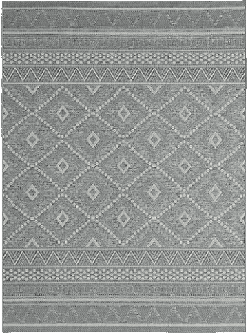 the carpet Moderner In-/Outdoor Teppich B in Grau