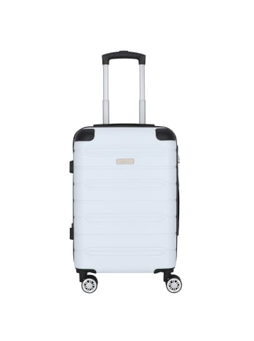 Nowi Rhodos 4 Rollen Trolley 58 cm in weiss-sz