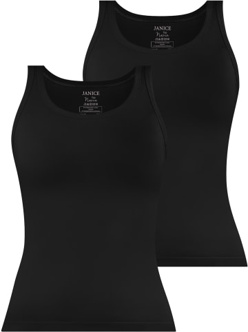 Janice 2 x Damen Top Nazca in Schwarz