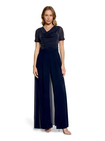 Vera Mont Jumpsuit mit Wasserfallausschnitt in Night Sky