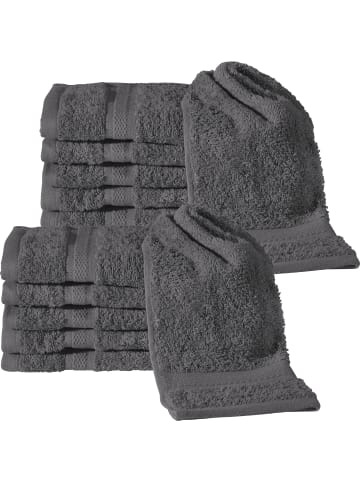 REDBEST Frottier Gästetuch 12er-Pack Chicago in anthrazit