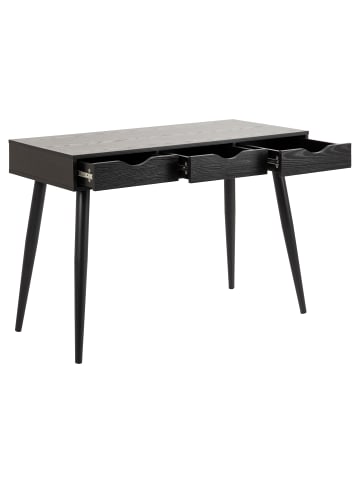 ebuy24 Schreibtisch Nete Schwarz 110 x 50 cm