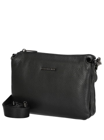 Mandarina Duck Mellow Leather Pochette - Abendtasche 23 cm (warm taupe) in nero
