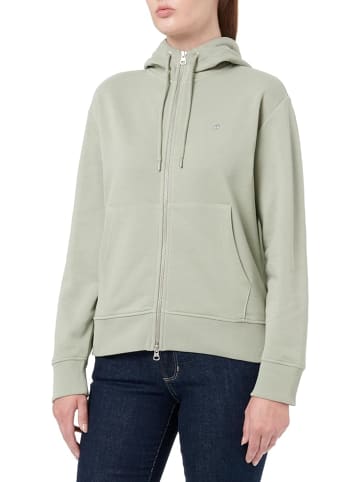 Gant SHIELD ZIP HOODIE in Faded Sage