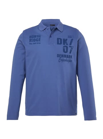 Men Plus Poloshirt in atlantikblau