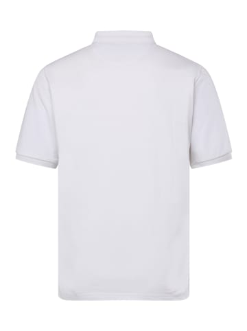Men Plus Poloshirt in schneeweiß