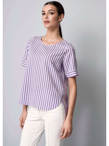 Alba Moda Streifenbluse mit Halbarm in flieder