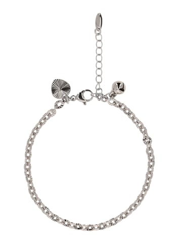 faina Women Chain Link Bracelet in Silver