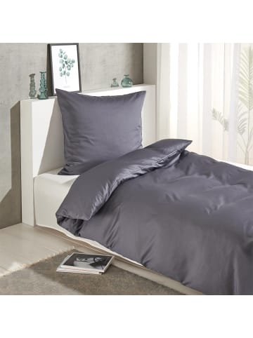Traumschlaf Bettwäsche Pure in anthrazit