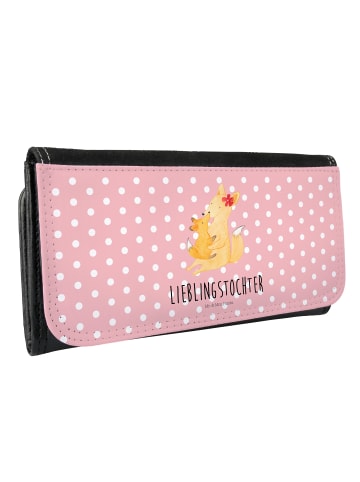 Mr. & Mrs. Panda Portemonnaie für Damen Fuchs Mama mit Spruch in Rot Pastell