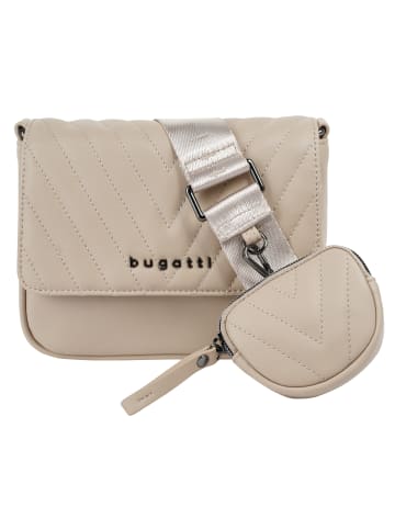 Bugatti Umhängetasche SIRA Kunstfaser in beige