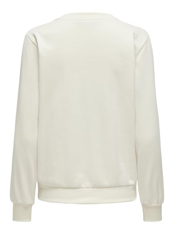 ONLY Sweatshirt in Cloud Dancer