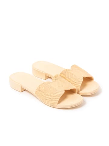 Brasileras Pantoletten "Platz" in Beige