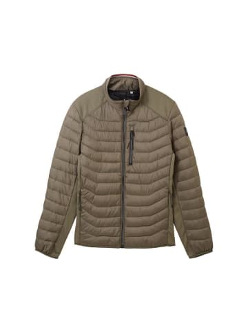 Tom Tailor Jacke in smokey olive green