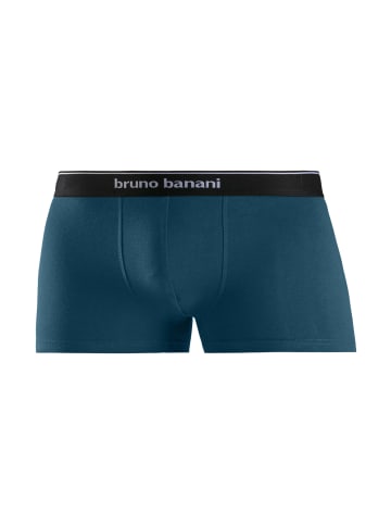 Bruno Banani Boxer in blaupetrol / navy / royalblau / grau meliert