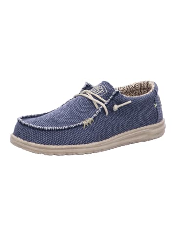 Hey Dude Herren Halbschuhe WALLY BRAIDED in Blau