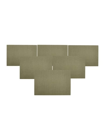 Ritzenhoff & Breker 6er Set Platzmatten Fenya 43 x 30 cm in Grün