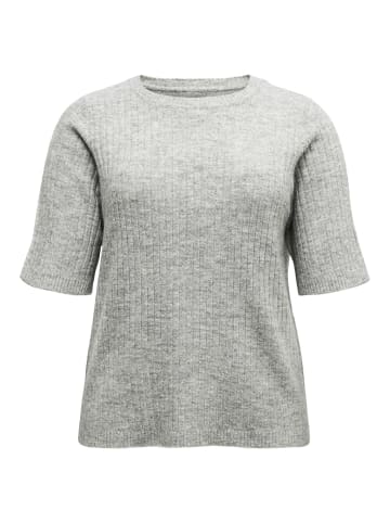 Vero Moda Strickpullover in Light Grey Melange