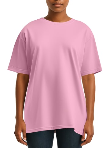 Reichstadt Reichstadt Regular Fit T-Shirt Damen Shoulder Drop 25RSW071 Pink S