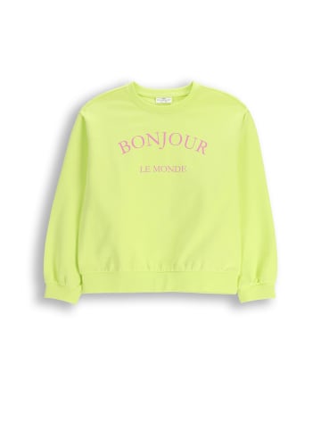 Coccodrillo Oversize-Sweatshirt in limonengrün